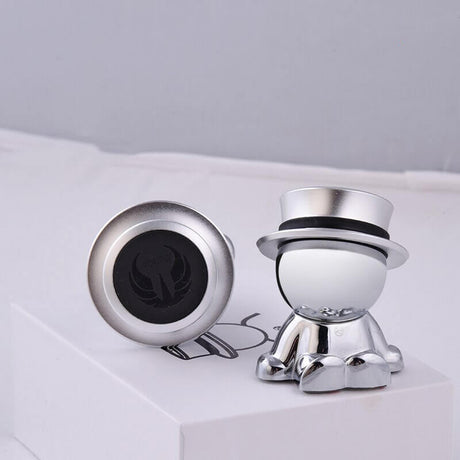 Liten man magnetisk telefonhållare-Cars-Hemnix-Silver korta knän-Hemnix