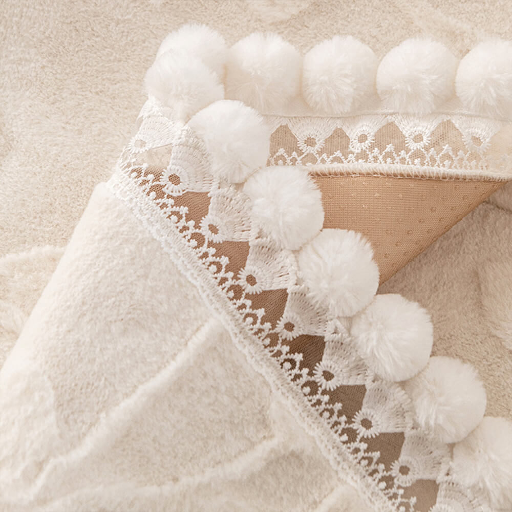 Branch Jacquard Elegant Decorative Plush Non-Slip Sofföverdrag Carvallo