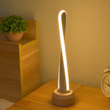 Japanskinspirerad LED-bordslampa – Elliptisk spiraldesign MILA Sverige