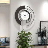 TimelessArc Klocka – Minimalistisk Tyst Geometrisk Väckarklocka Carvallo