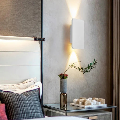 Vägglampa Modern Metall Rektangulär LED Inomhus Carvallo
