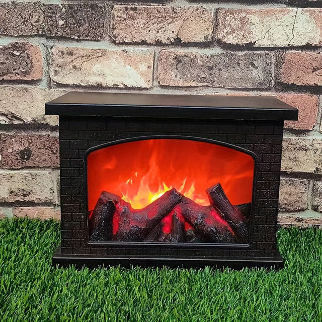 FlameGlow - Värmande Eld Simulering Kol Ljus Retro Dekoration för Inomhus och Utomhus Carvallo
