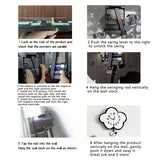 CloudSwing - Tecknad tyst väggklocka med gungande får Carvallo