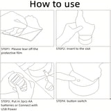 DinoLicht - 3D Dinosaurielampa med Beröringskontroll, RGB Ljus Carvallo
