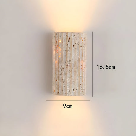 Naturlig sten vägglampa – Högkvalitativ inredning för ett mysigt hem Carvallo