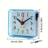 Snygg Fyrkantig Väckarklocka med Ljud för Tidsenliga Vaknanden Carvallo