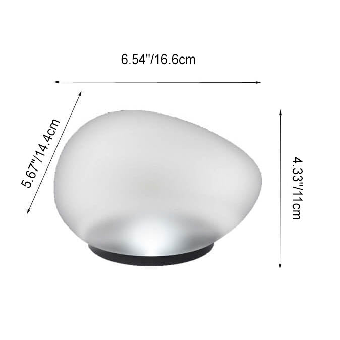 Rayvia Solar Pebble LED Landskapsljus - Modern Utomhus Solar Trädgårdsbelysning Carvallo