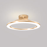 Modern Iron Hallway LED Ceiling Light | 7.87–19.68 in Diameter | Gold Finish Minimalist | Fixture | Brick by Brick Carvallo