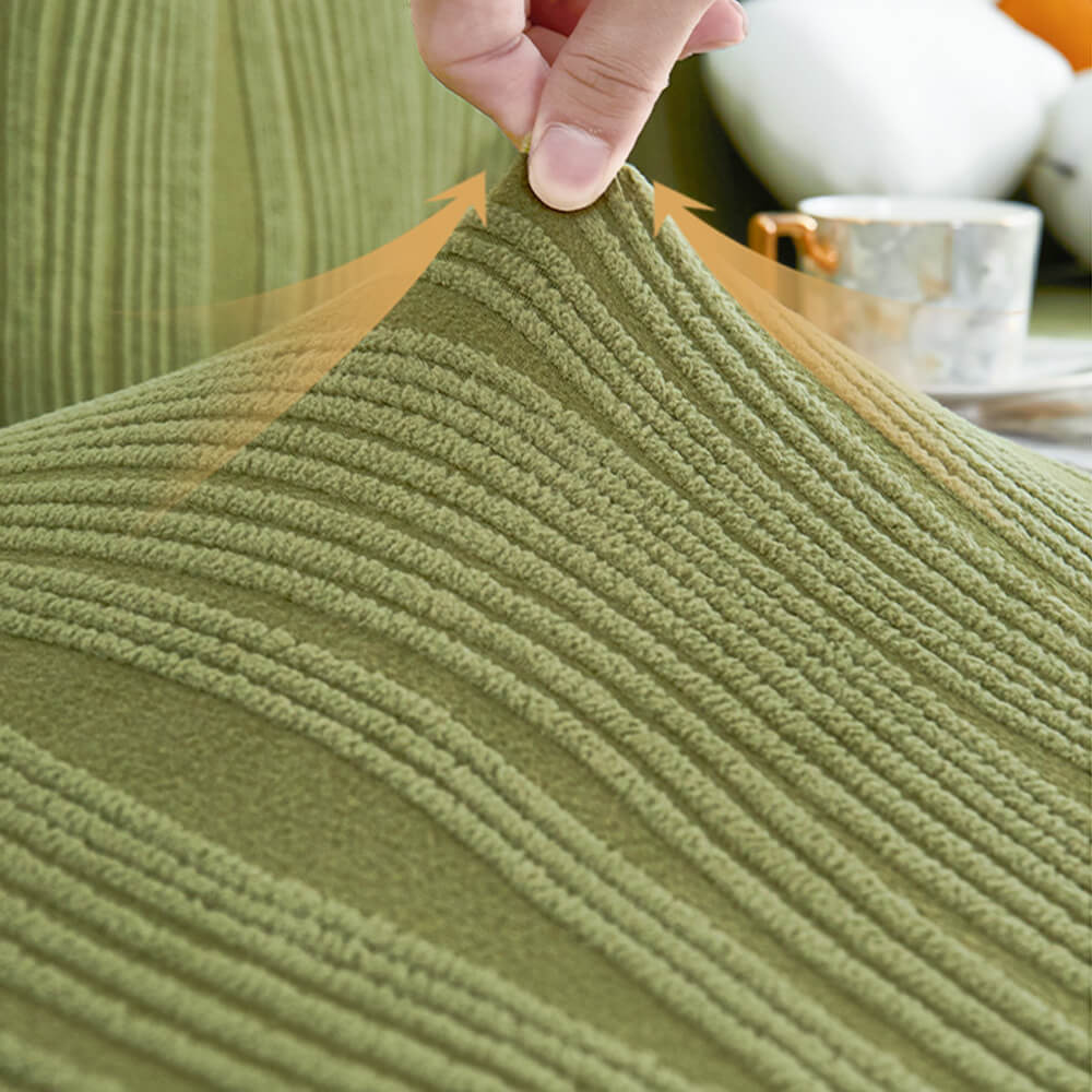 Jacquard Stretch Full-Cover Anti-scratch Soffaöverdrag Mjuk Djurvänlig Carvallo