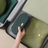 Carvallo Nähset i dubbel-etui | 20 färgglada spolar & läder-måttband | Kompakt & organiserat | 19,5×8,5×3,8 cm Carvallo