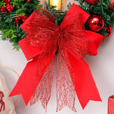 Julkrans med LED-lampor och sløyfe Carvallo