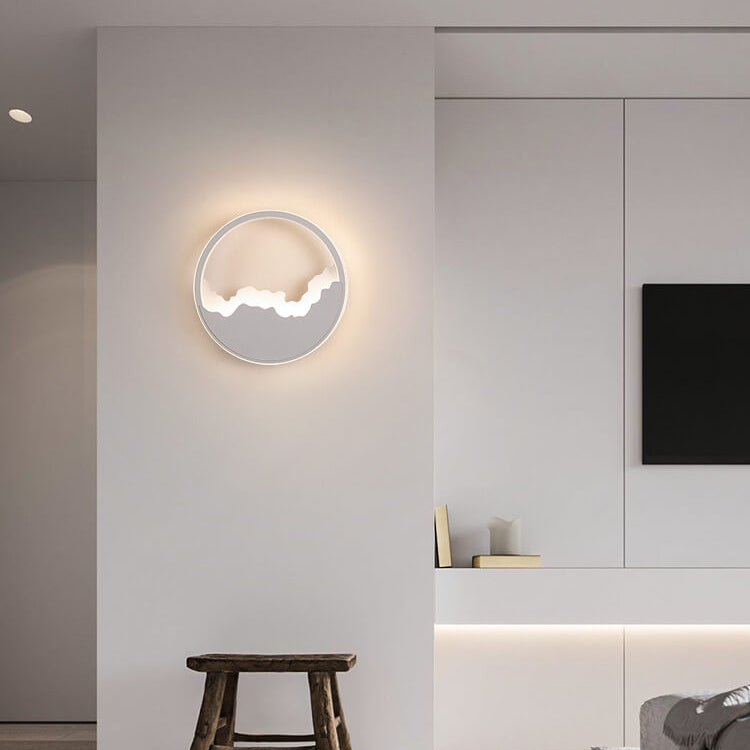 WaveGlow - Ovalt LED-vägglampa med vågdesign Carvallo