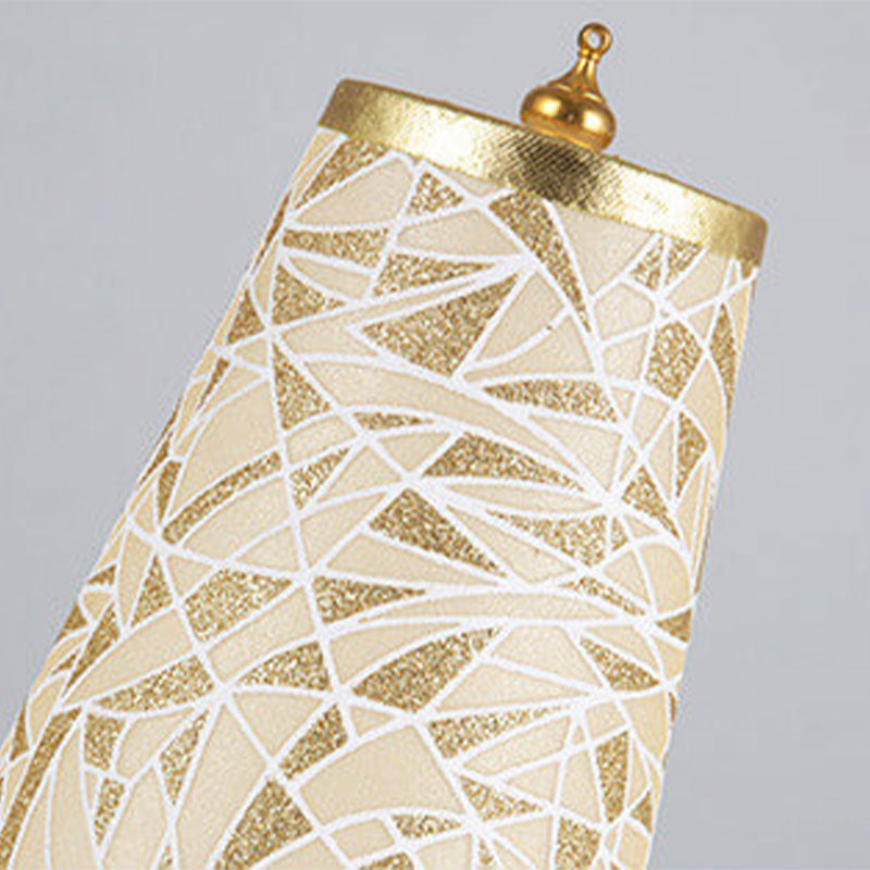 Retro Bloom LED-bordslampa – Uppladdningsbart tyg och metall nattlampa MILA Sverige