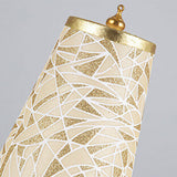 Retro Bloom LED-bordslampa – Uppladdningsbart tyg och metall nattlampa MILA Sverige