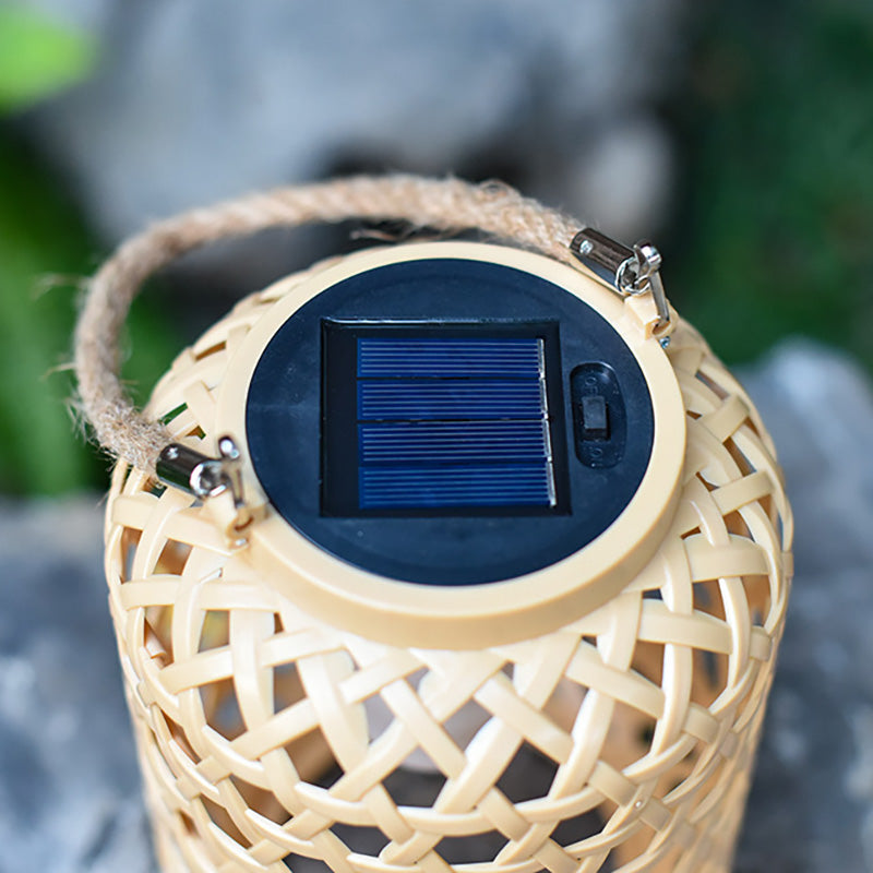 Modern vattentät Solar LED Woven Lantern MILA Sverige
