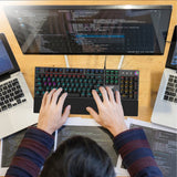 Trådbundet mekaniskt tangentbord för spel Bellasverige