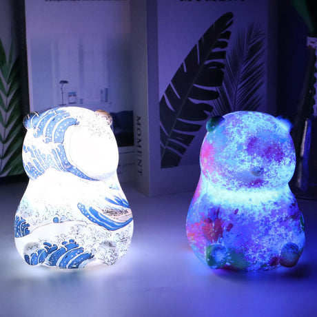 Bedårande Panda LED-nattlampa – USB-uppladdningsbar Touch & Remote-lampa MILA Sverige