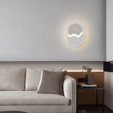 WaveGlow - Ovalt LED-vägglampa med vågdesign Carvallo