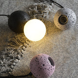Enkel LED Scandinavian Contemporary Orb Terrazzo Pendellampa MILA Sverige