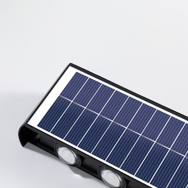 Carvallo Modern Solar-LED-Wall Light for Outdoor | Rectangular Design | IP56 Waterproof | Various Sizes & Light Intensities Carvallo