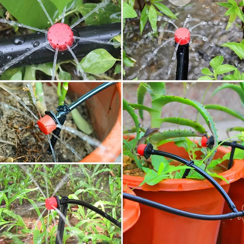 Justerbar droppmunstycke – spraydusch för trädgårdsbevattningssystem Carvallo