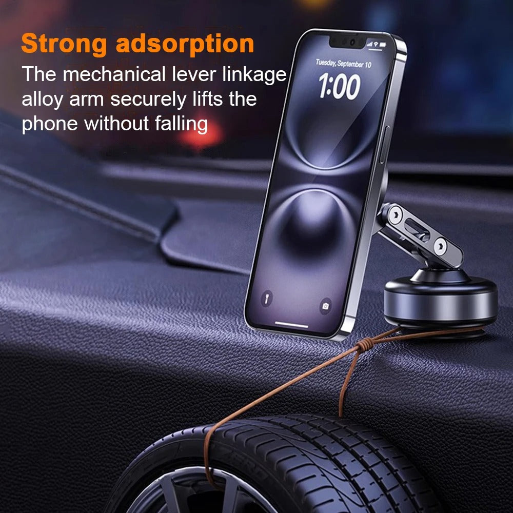 360° Rotation Vacuum Magnetic Car Phone Holder Carvallo