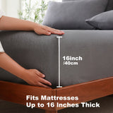 Sommar Cool Bamboo Fiber Fitted Sheet – Lyxig Andas Komfort Carvallo