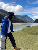 Campingtält med meshventilation och solskydd Carvallo