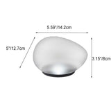 Rayvia Solar Pebble LED Landskapsljus - Modern Utomhus Solar Trädgårdsbelysning Carvallo