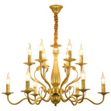 Flemish Style Farmhouse Chandelier | Rustic Iron | Vintage Pendant Fixture | 6/12/16 Lights | Brick by Brick Carvallo