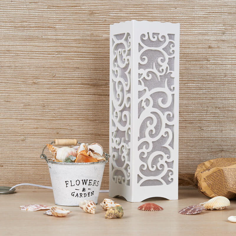 Modern ihålig fyrkantig bordslampa – mjukt omgivande ljus MILA Sverige