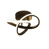 Taklampa med LED Svart metalram Carvallo