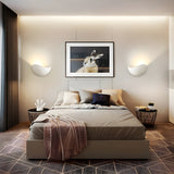 NoirLume Light - Minimalistisk halvcirkelformad LED vägglampa Carvallo