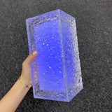 GlacierGlow LED-bordslampa – Isig elegans, fascinerande färger MILA Sverige