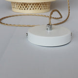 Handgjord bamboohänglampa för ö Carvallo