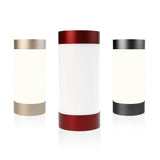 Elegant cylindrisk LED-bordslampa – USB-driven aluminium- och akryldesign MILA Sverige