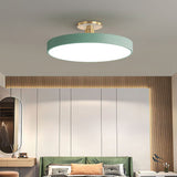 Modern cirkulär LED taklampa – semi-flush design Carvallo