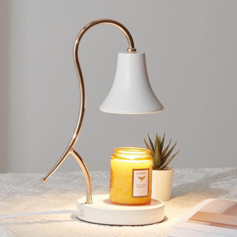 Modern blommig järnvaxlampa – konstnärlig glöd med elegant minimalistisk design MILA Sverige