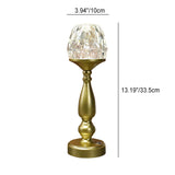 Retro kreative Gem-Säulen-Plastik-Metall-LED-Touch-Tischlampe MILA Sverige