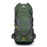 Carvallo Rucksack DryHike 60L | Vattentät & Robust | Ergonomiskt bärsystem | För vandring & camping Carvallo