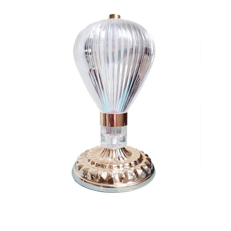 Vintage Elegance LED-bordslampa – lyxig nattlampa i akryl och metall MILA Sverige