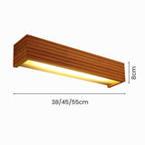 Vägglampa Modern Trä LED Armatur Carvallo