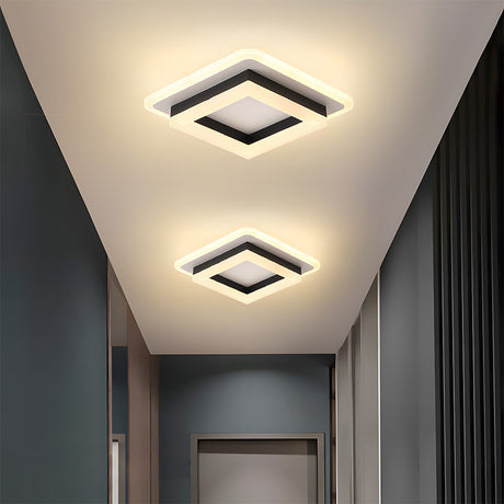 fyrkantig LED-taklampa | 24W | modern infälld | 2.76"x7.87" | Brick by Brick Carvallo