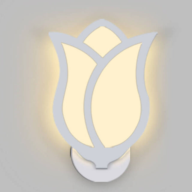 RoséGlow - Kreativ rosdesign LED vägglampa för en mysig atmosfär Carvallo