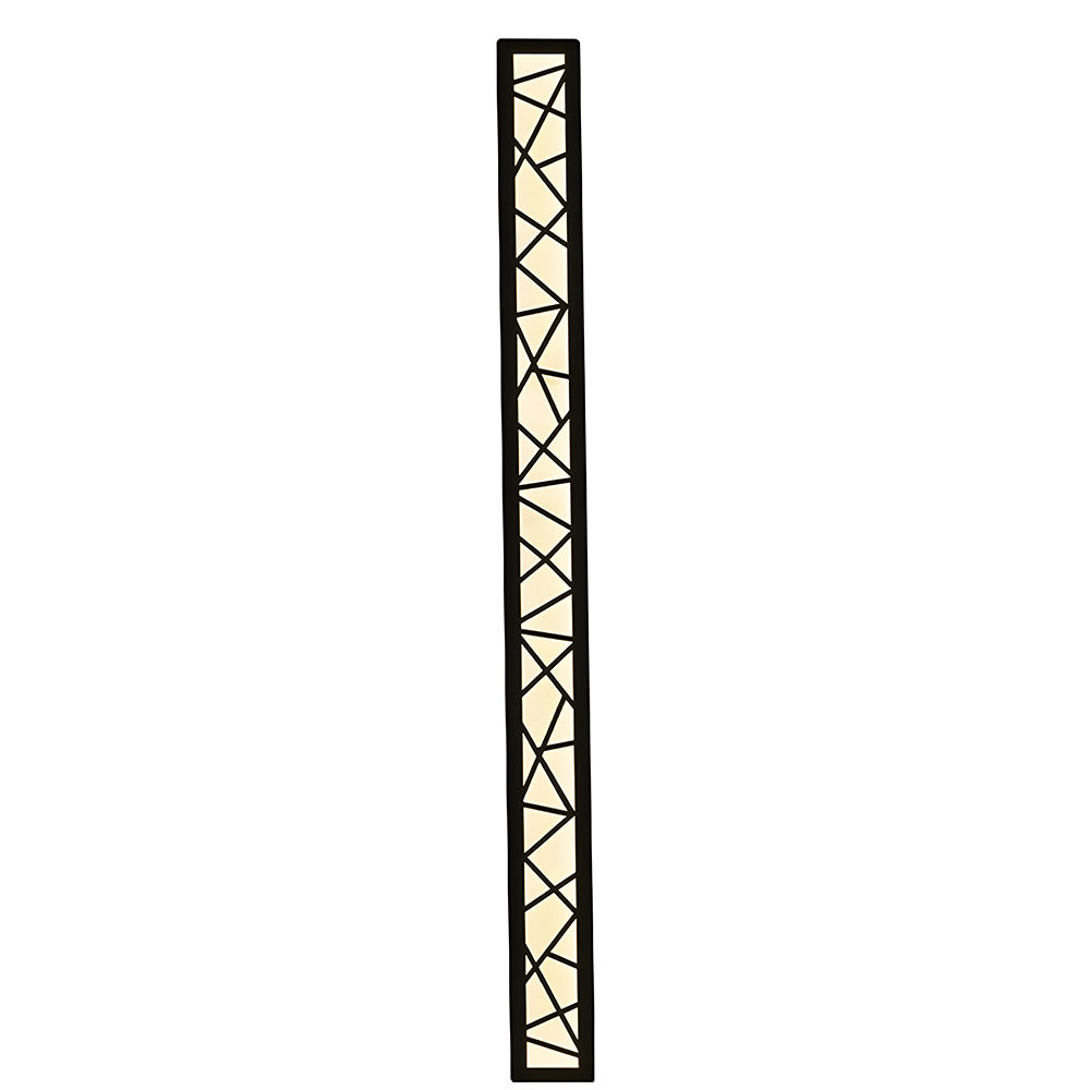 Utomhus Vattentät Vägglampa | 15.7–59 x 3.1 in | LED IP65 Lång Järn & Akryl Exteriör Armatur | Brick by Brick Carvallo