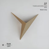 OrigamiGlow Light - Minimalistisk Origami Triangelformad LED Vägglampor Carvallo