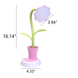 Solros skrivbordslampa med pennhållare – Kreativt LED-ljus MILA Sverige