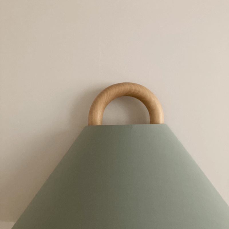 Vägglampa Modern Trä Tyg Sconcelampa Carvallo