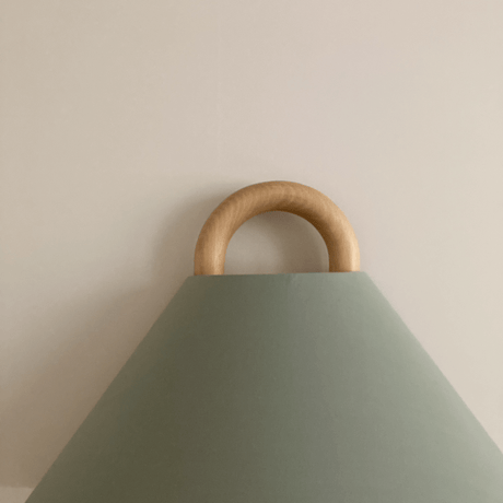 Vägglampa Modern Trä Tyg Sconcelampa Carvallo