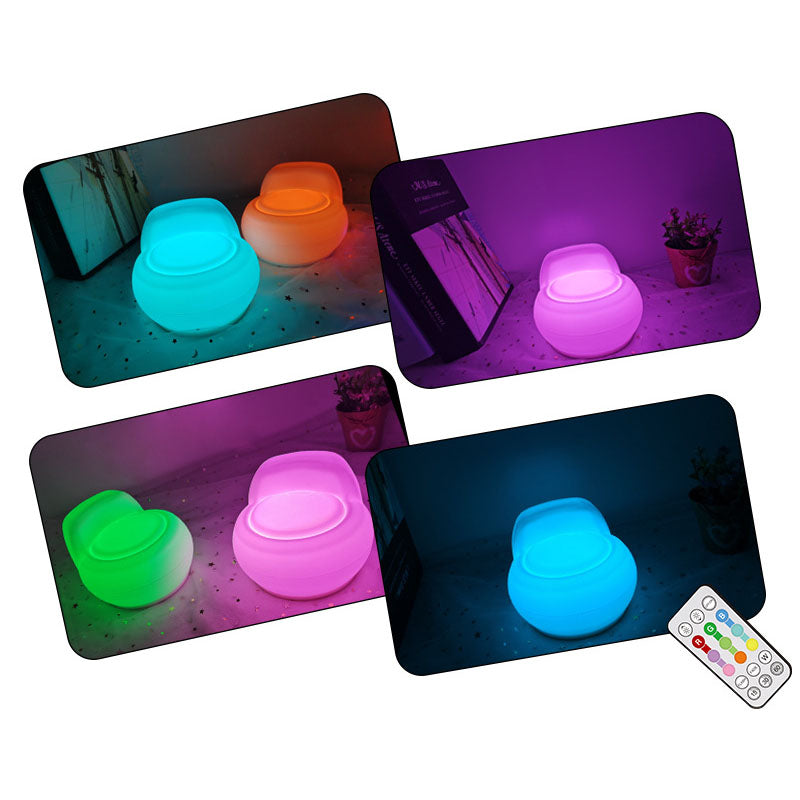 Uppladdningsbar LED-nattlampa – mjuk silikon Touch-lampa MILA Sverige